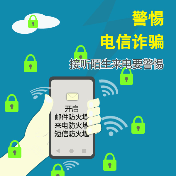 謹防電信網(wǎng)絡(luò )詐騙，做到“四要四不要”